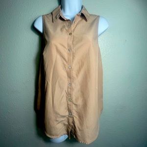 Tan Blouse/ a new day sizE S